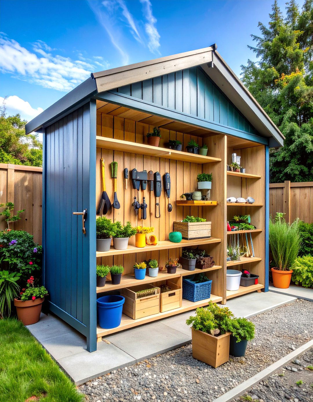 Garden Tool Storage Shed Unit - 24 Garage Storage Ideas