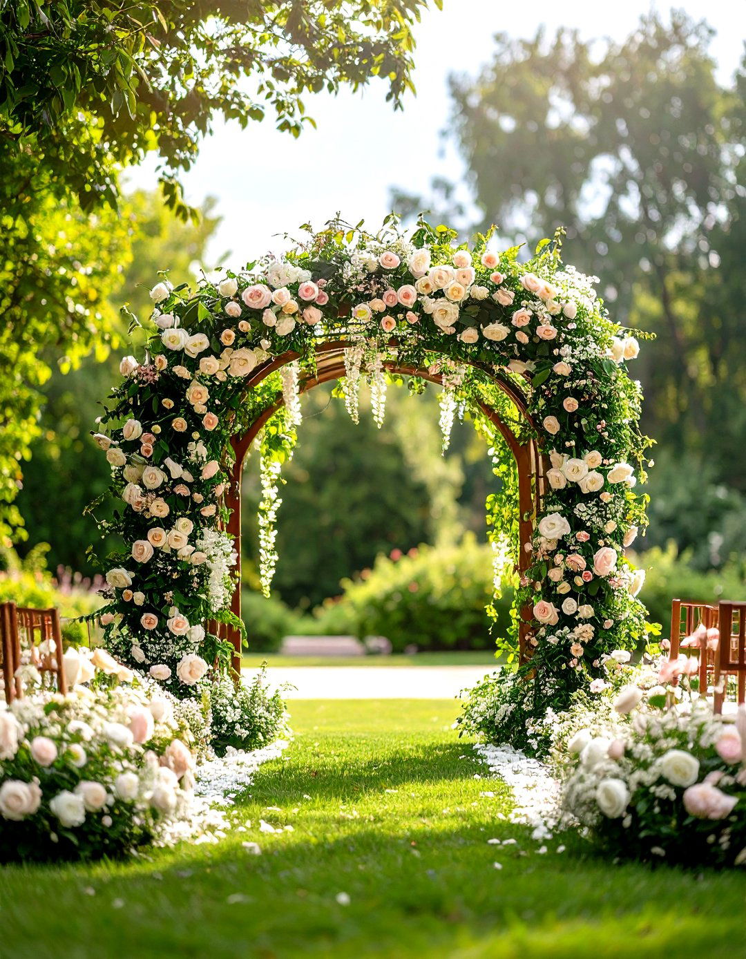 Garden Vine Wedding Arch - 24 Wedding Arch Ideas