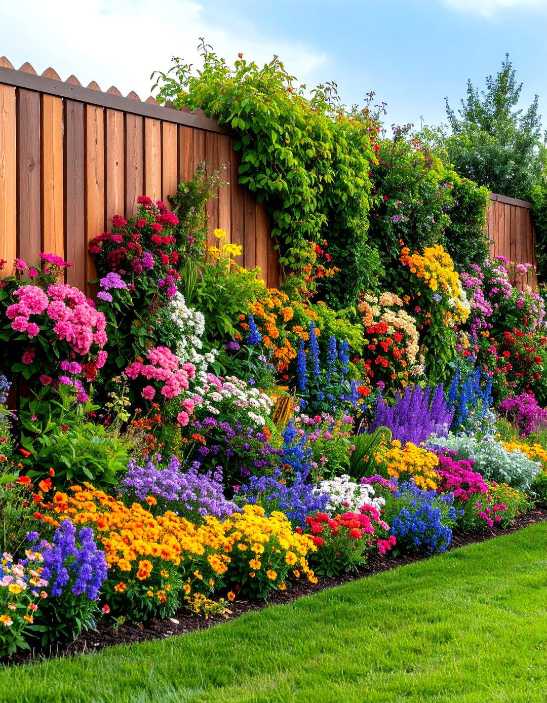 Garden Wall Murals - 24 Garden Art Ideas