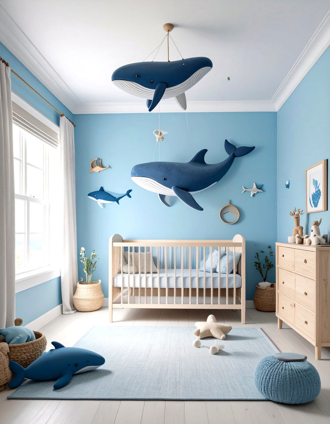 Gentle Whale Adventure Theme - 24 Nautical Nursery Ideas