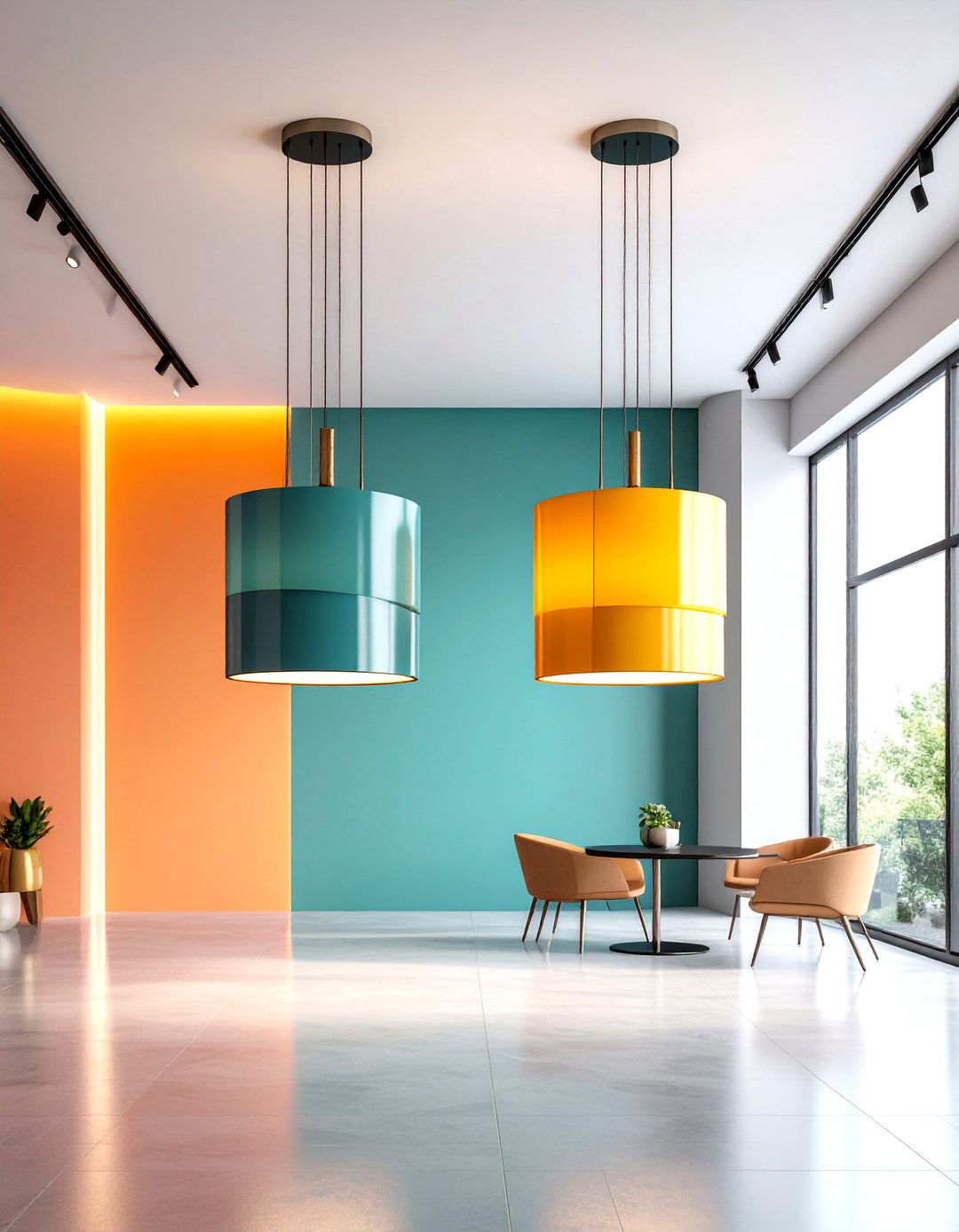 Geometric Lighting Design - 24 Bauhaus Interior Design Ideas