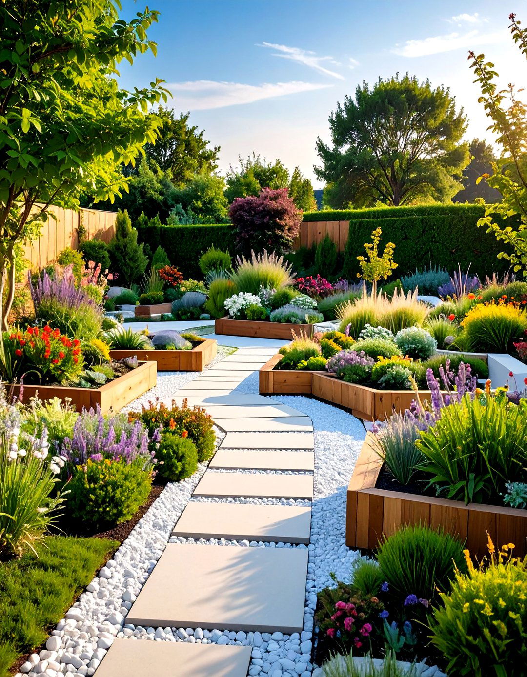 Geometric Modern Design - 24 Zen Garden Ideas