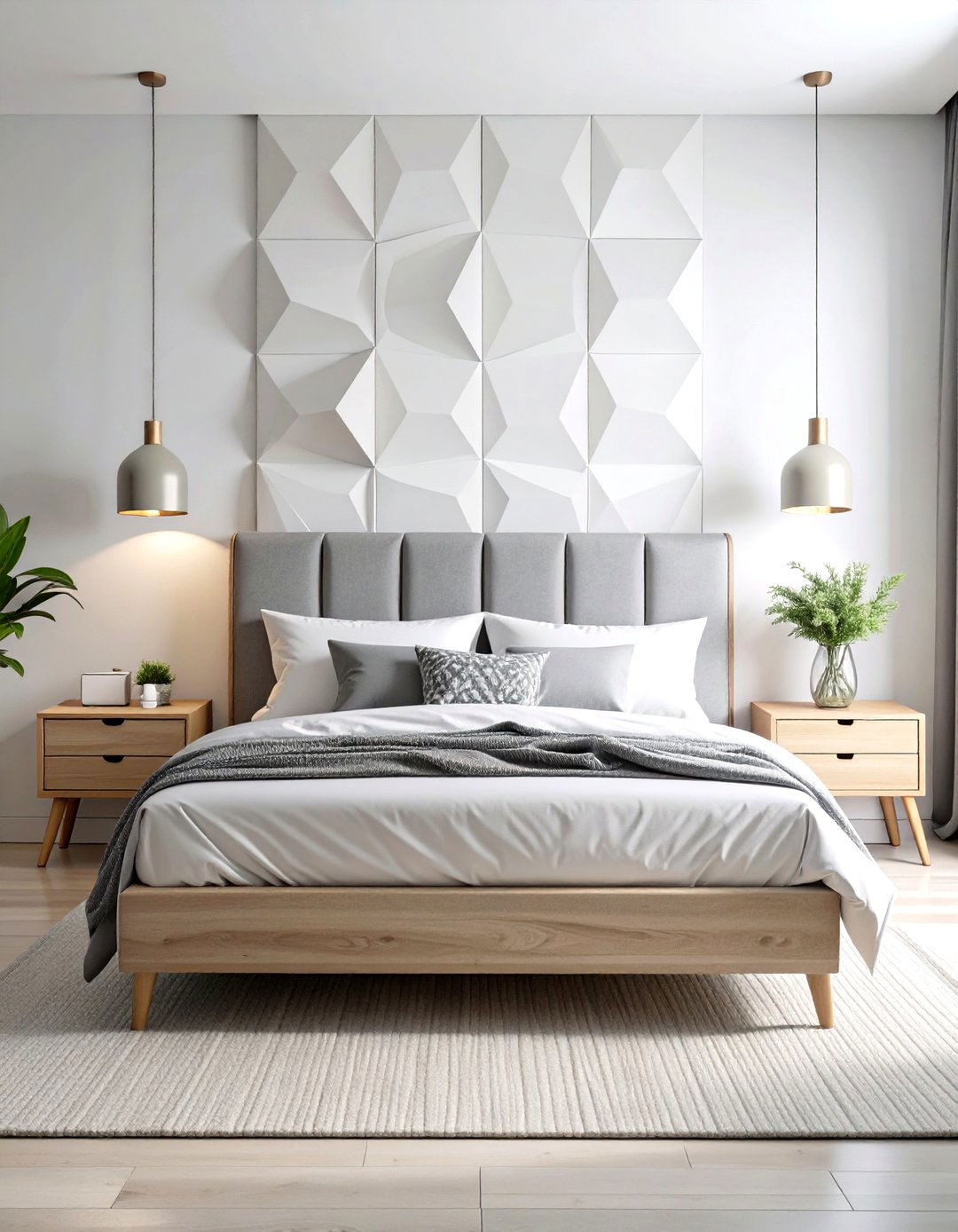 Geometric Panel Drama - 24 Wall Texture Ideas