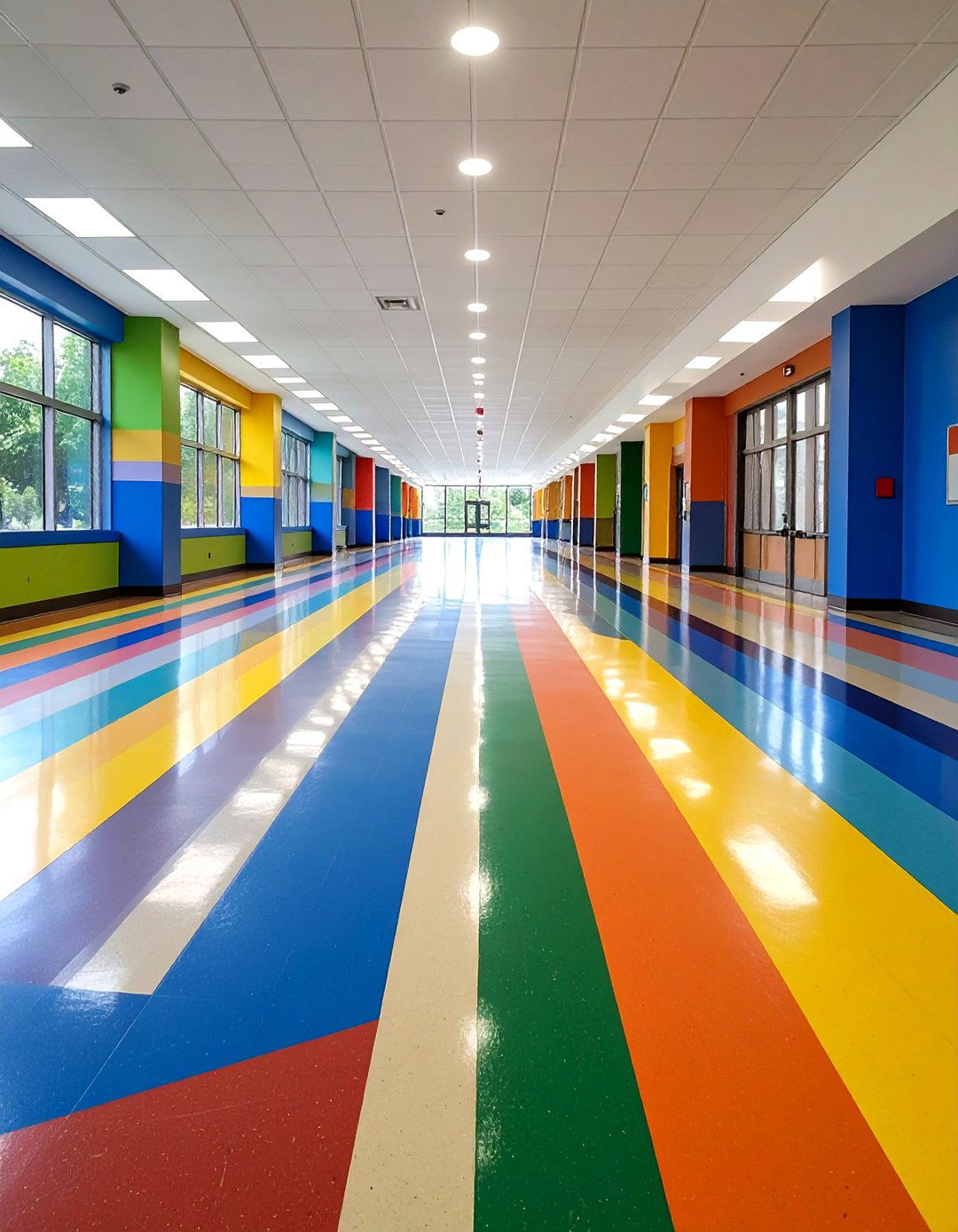 Geometric Pattern Floors - 24 Epoxy Floor Designs
