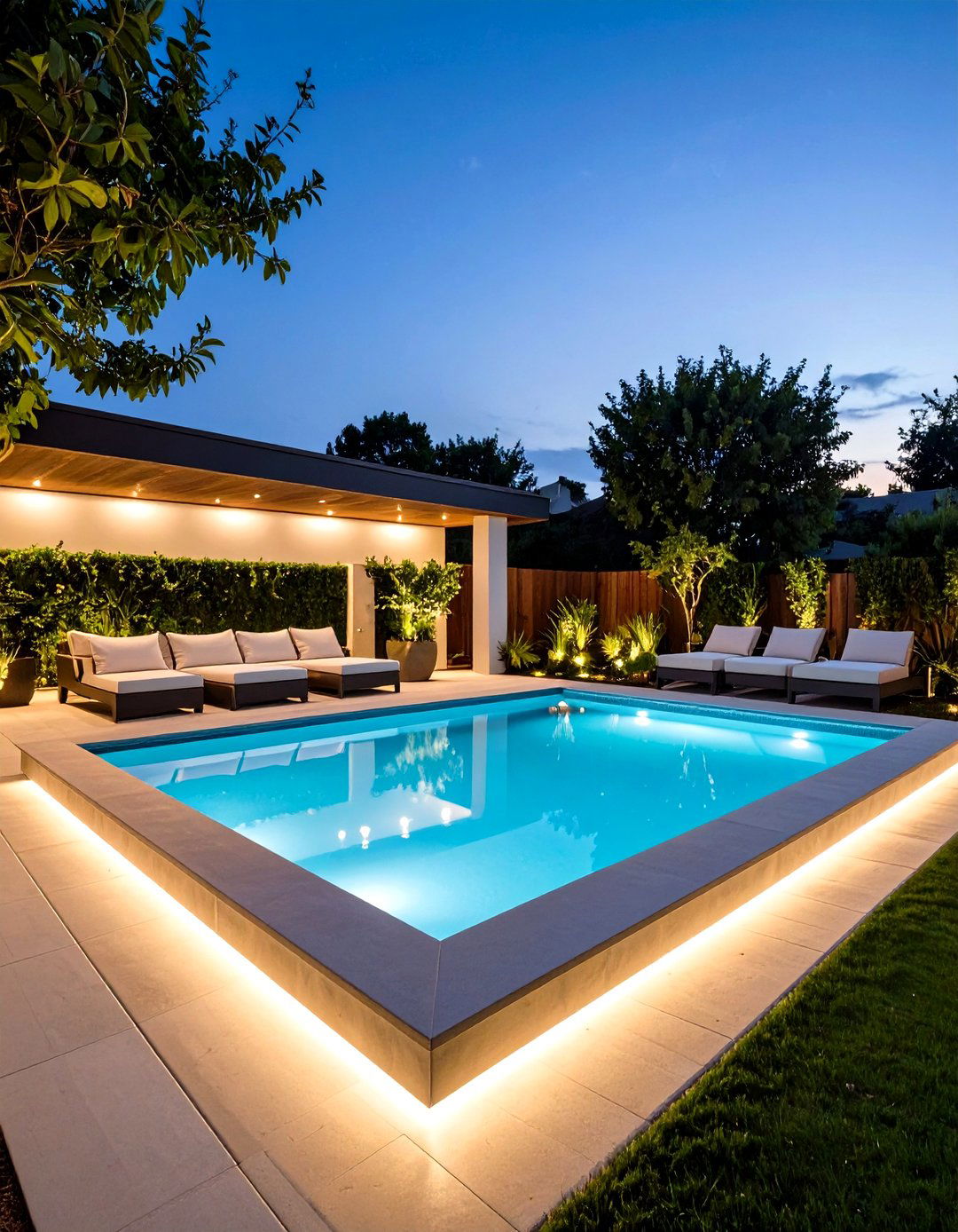 Geometric Plunge Pool Design - 24 Small Pool Ideas