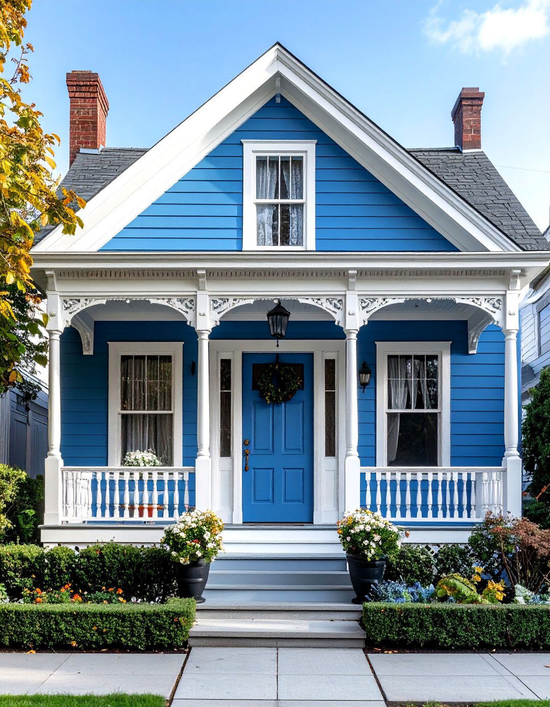 Georgian Revival Blue Victorian Heritage - 24 blue victorian house colors