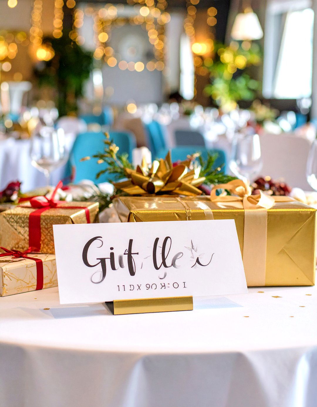 Gift Table Instruction Signs - 24 Wedding Sign Ideas