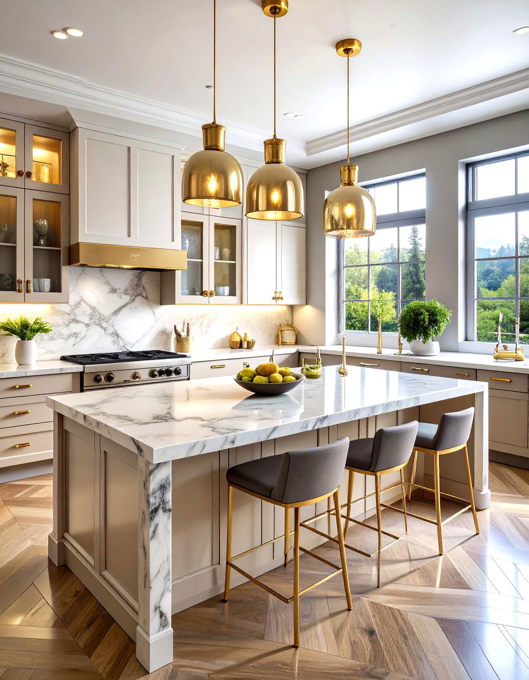 Glam Kitchen Design Elements - 24 Glam Interior Design Ideas