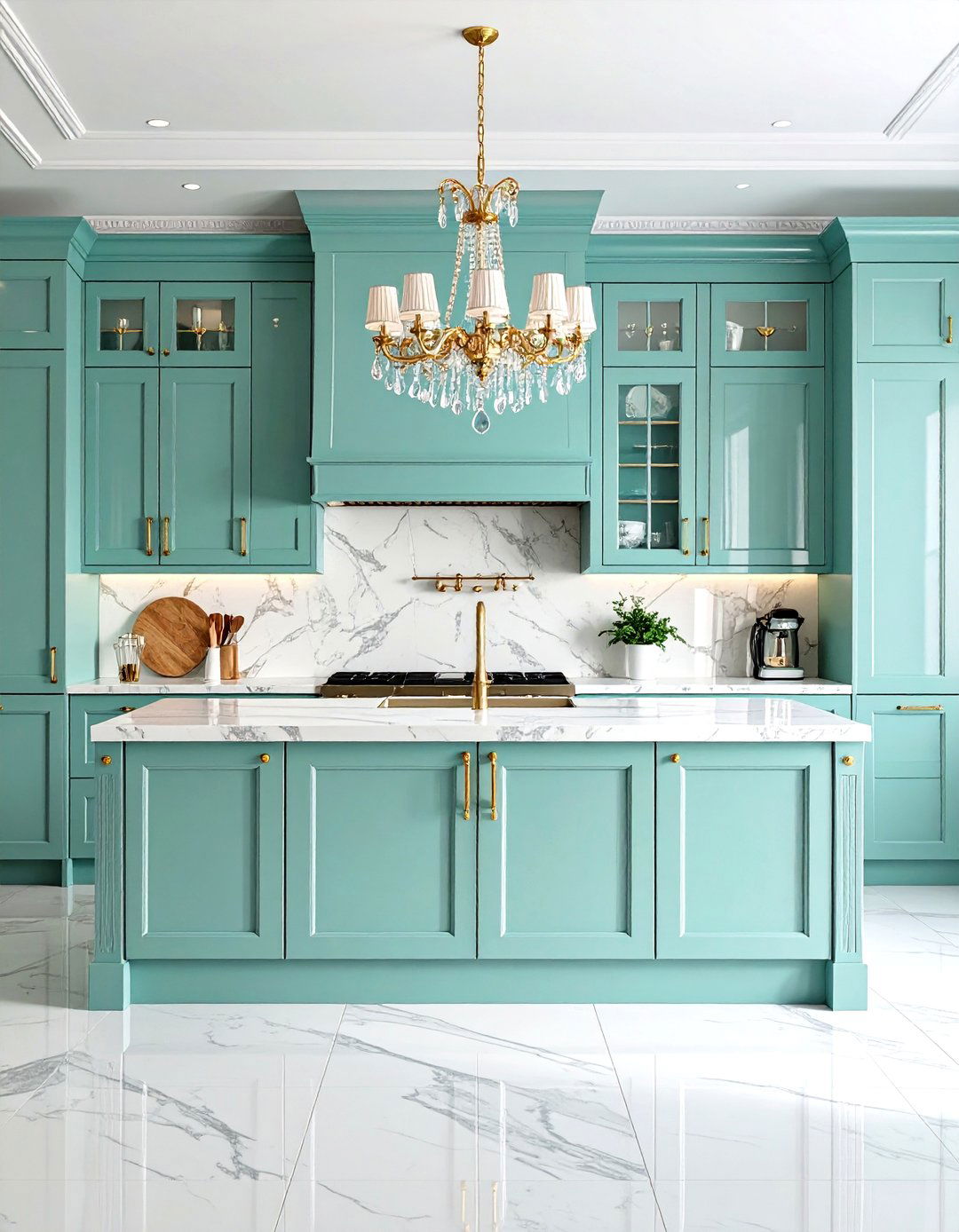 Glamorous Mint Green Kitchen - 24 Mint Green Kitchen Ideas