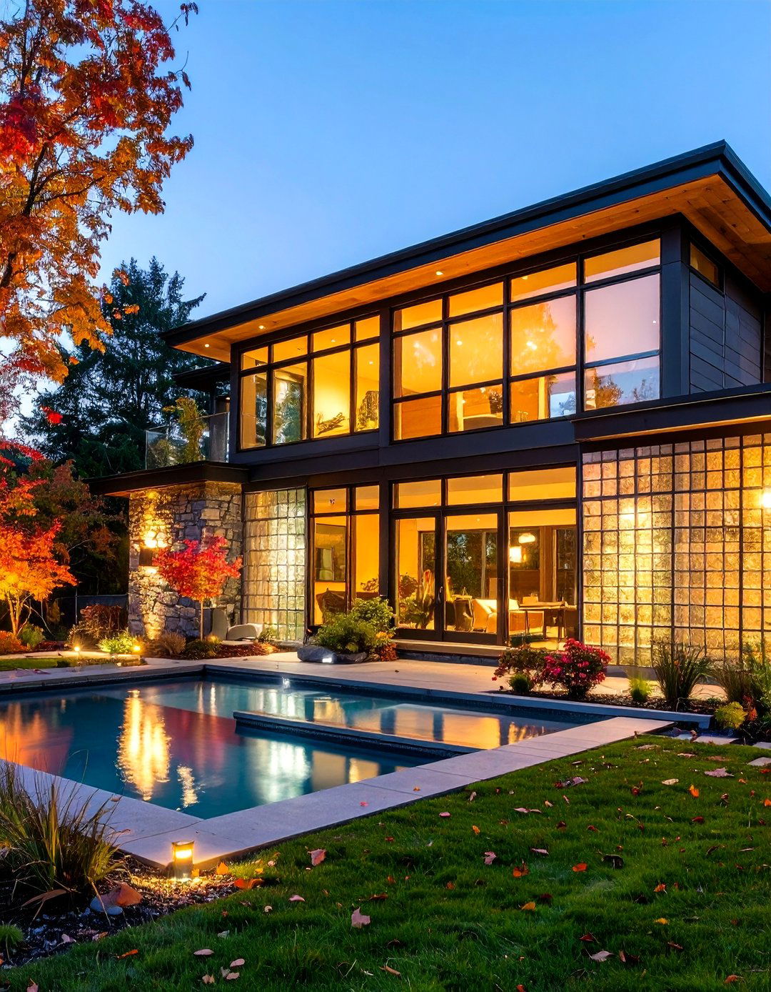 Glass Block Features - 24 1980s House Exterior Ideas