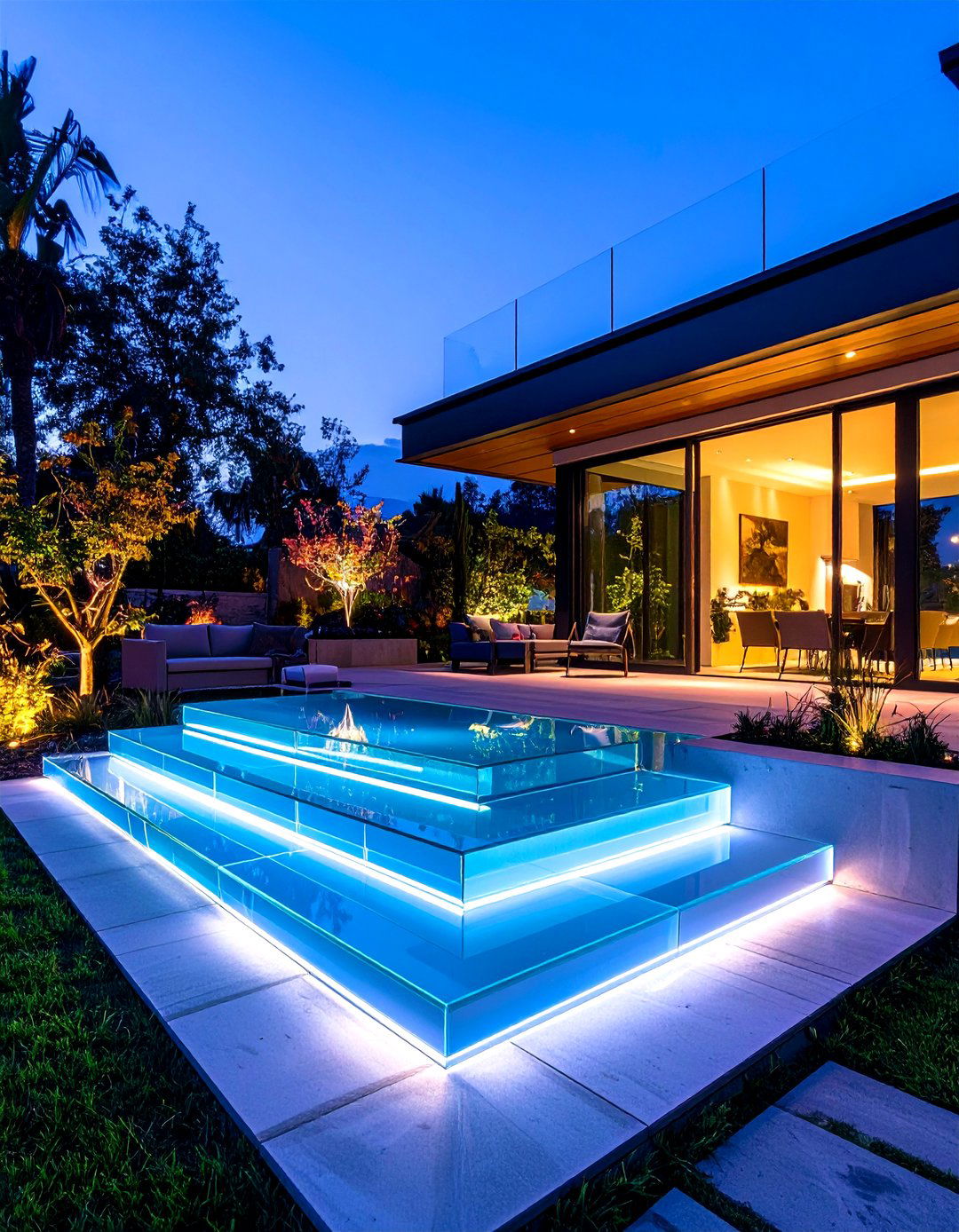 Glass Block Patio Steps - 24 Patio Steps Ideas