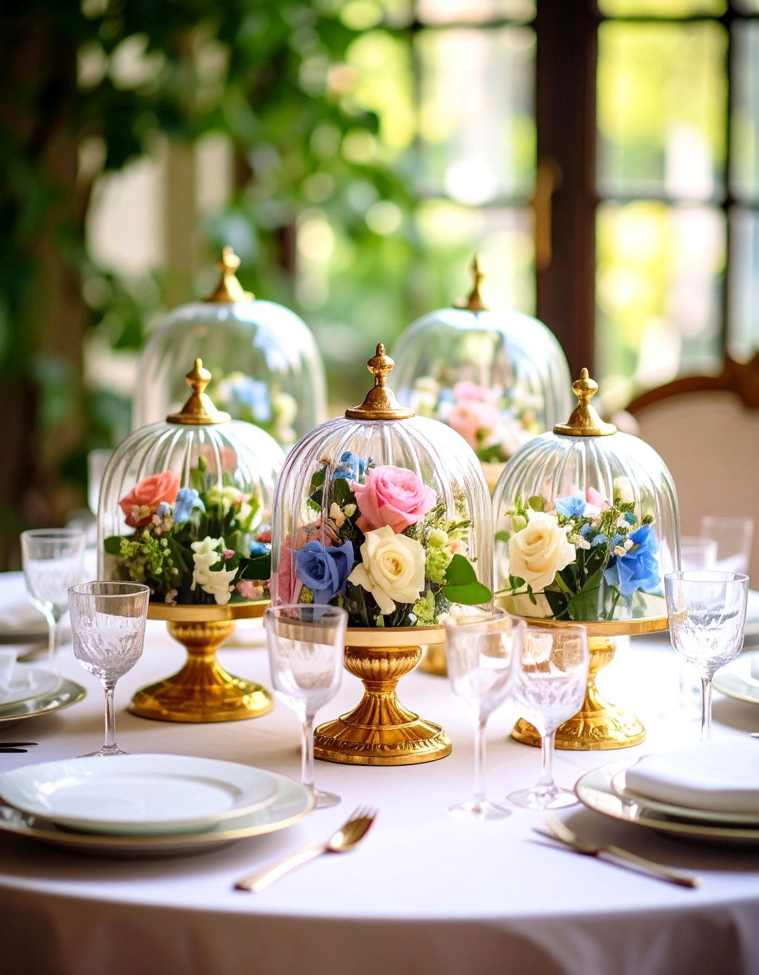 Glass Cloche Collections - 24 Dining Table Centerpiece Ideas