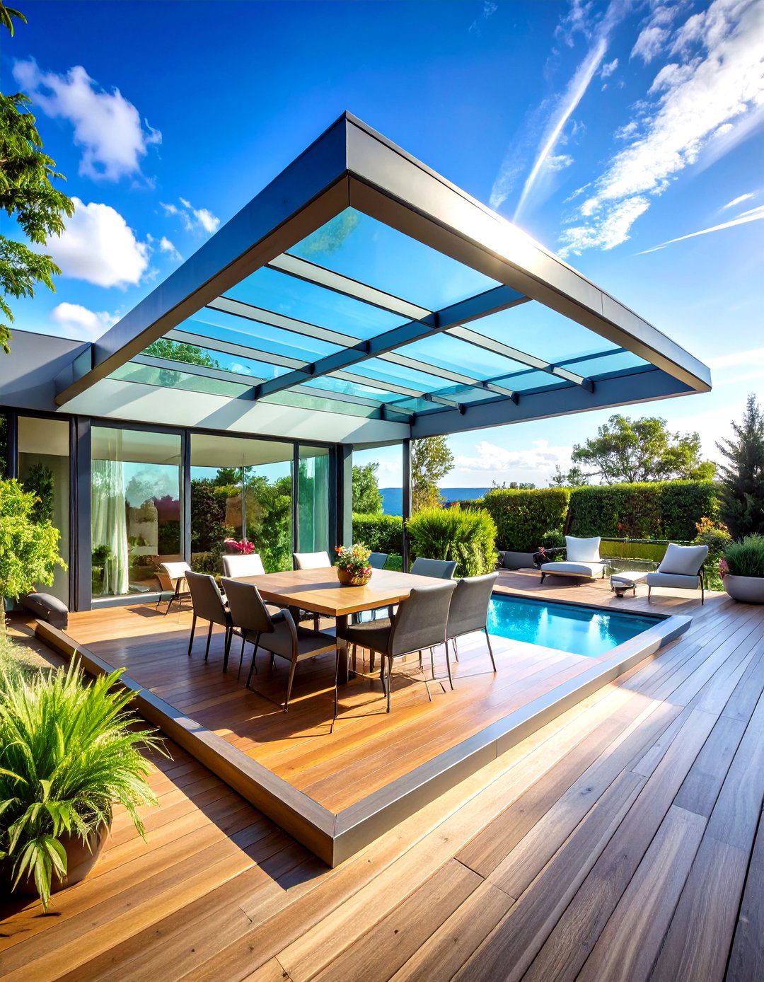 Glass Panel Roofing Systems - 24 Deck Roof Ideas