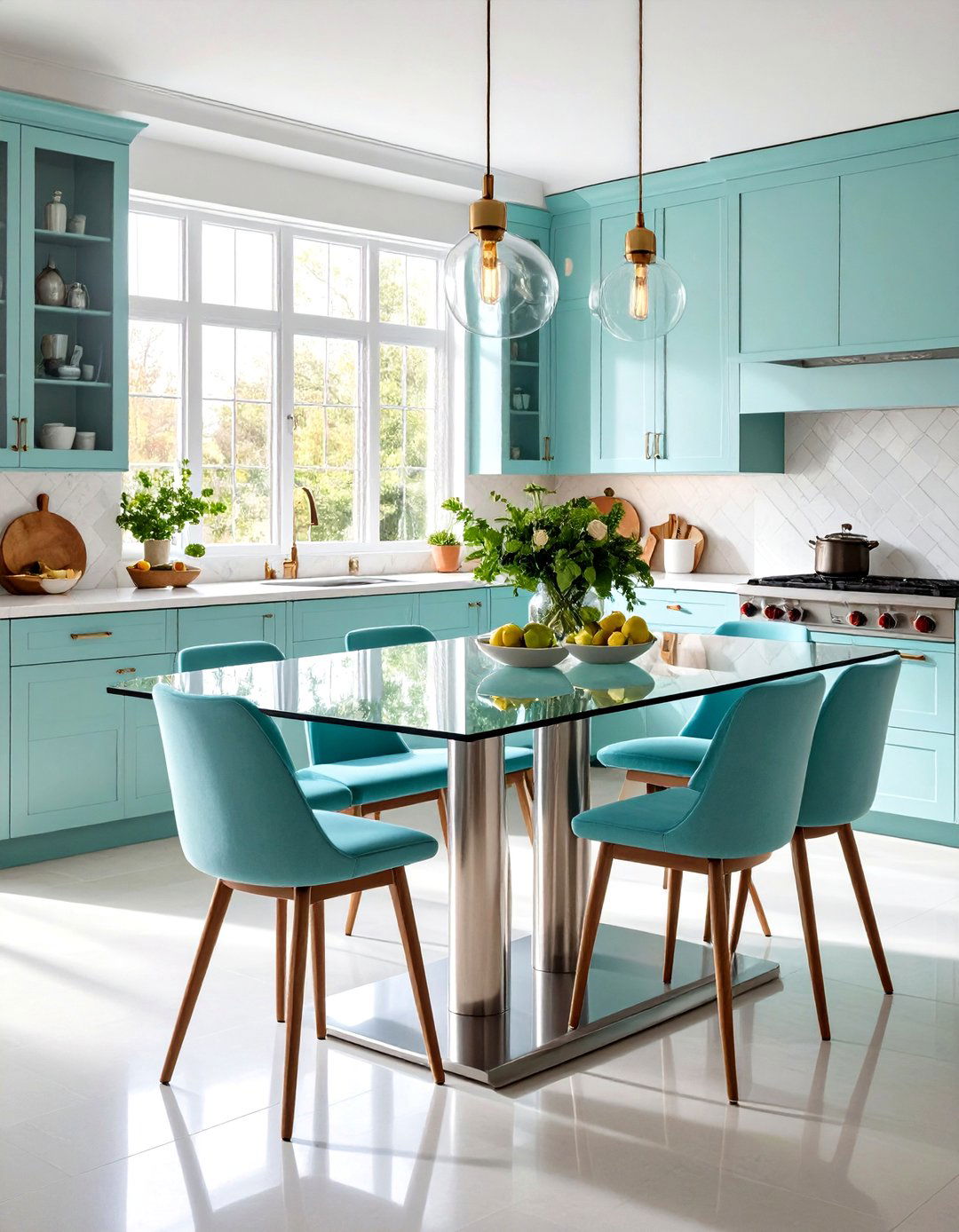 Glass Top Kitchen Tables - 24 Small Kitchen Table Ideas