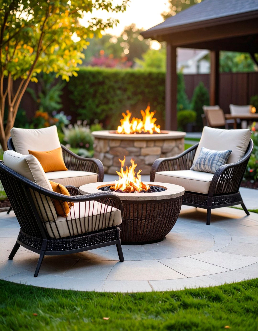 Gliding Fire Pit Chairs - 24 Fire Pit Chair Ideas
