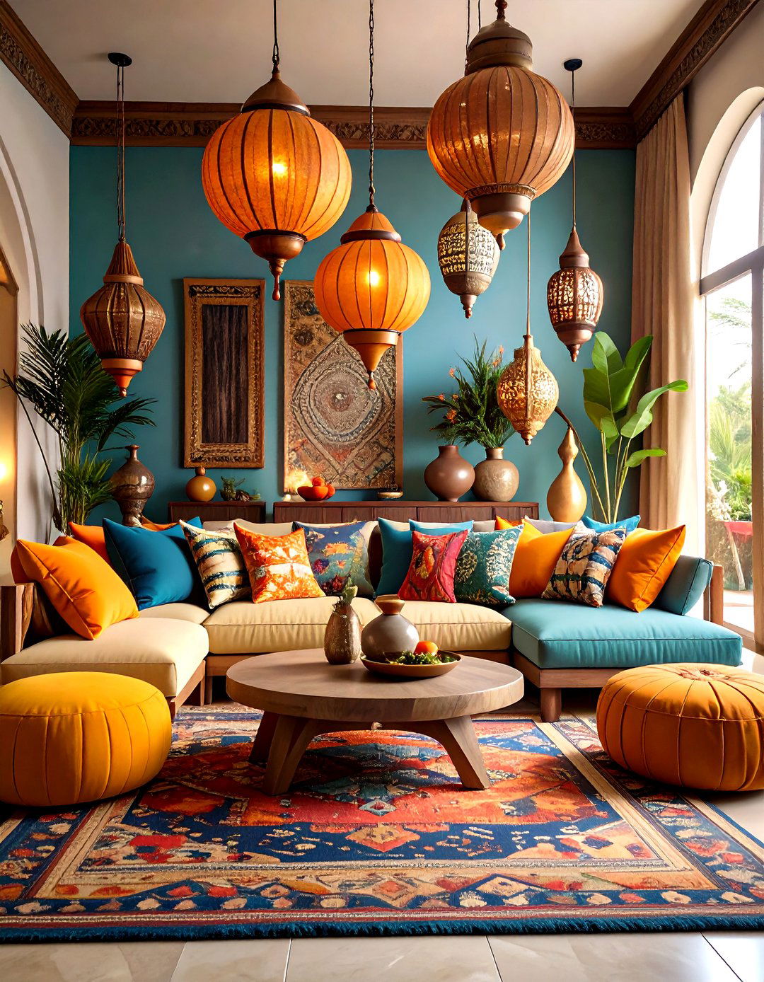 Global Influence Maximalist Living Room - 24 Maximalist Living Room Design Ideas