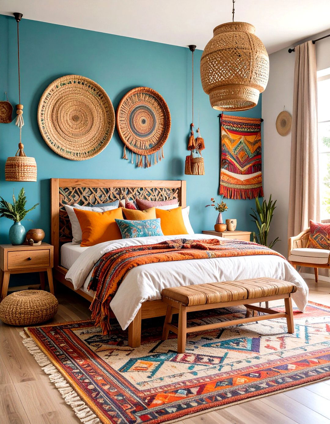 Global Traveler Boho Bedroom Adventure - 24 Colorful Boho Bedroom Ideas