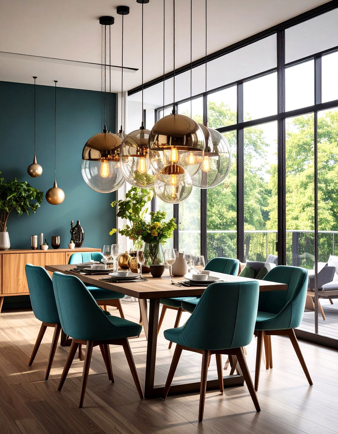 Globe Pendant Arrangements - 24 Dining Room Lighting Ideas