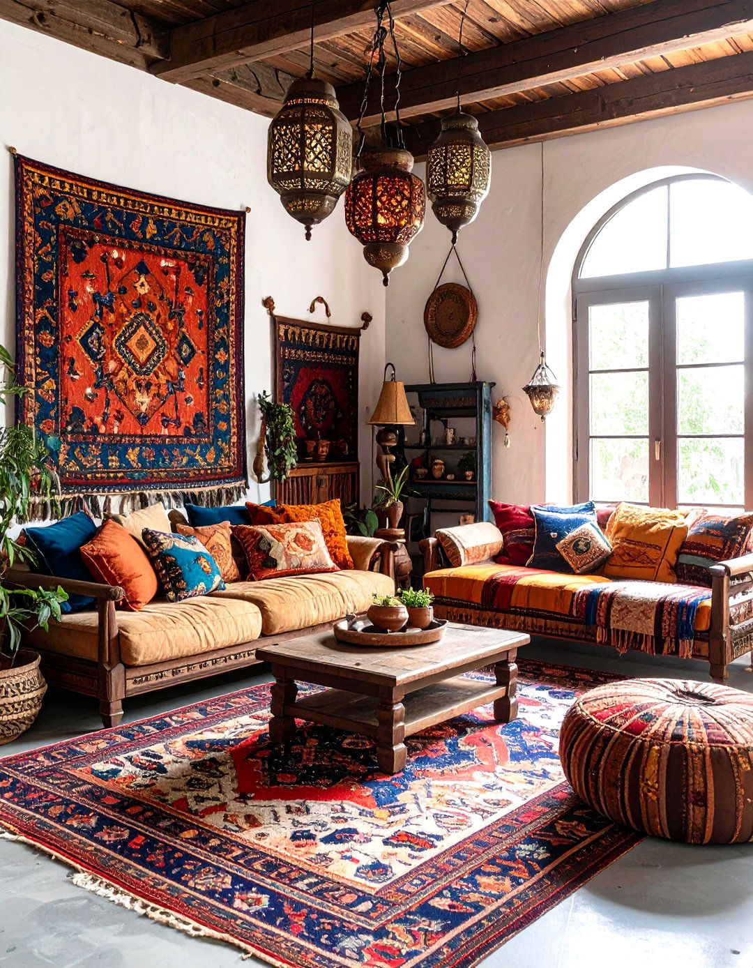 Gothic Bohemian Living Room - 24 Gothic Living Room Ideas