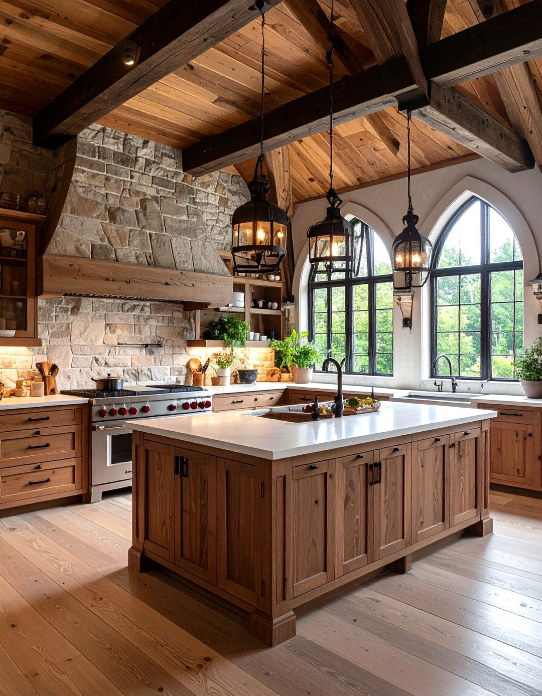 Gothic Cathedral Kitchen Arches - 24 Gothic Kitchen Ideas