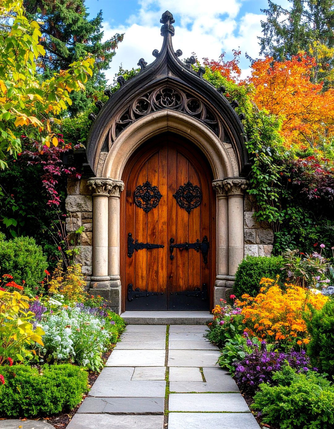 Gothic Entrance Gateways - 24 Gothic Garden Ideas