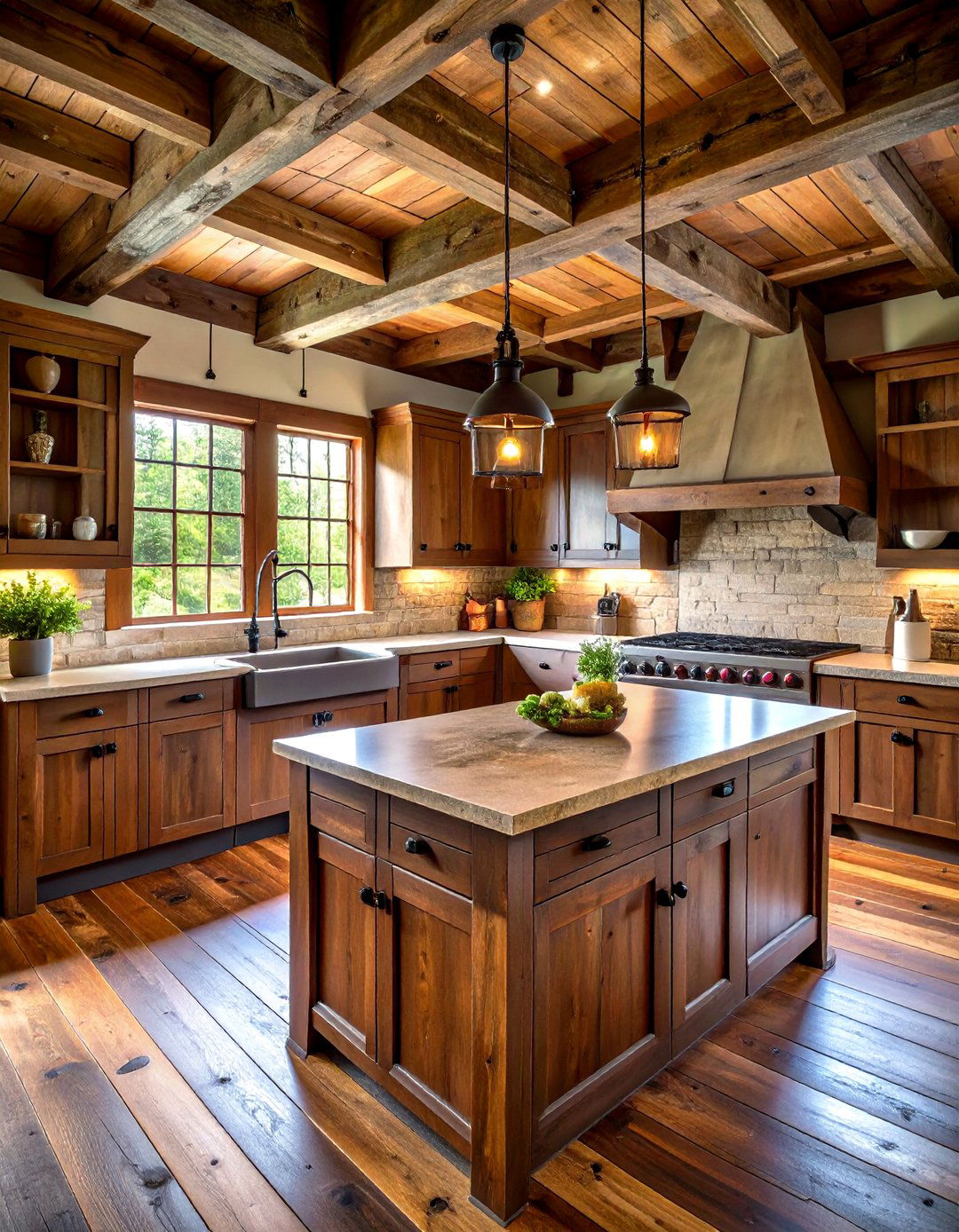 Gothic Farmhouse Kitchen Fusion - 24 Gothic Kitchen Ideas