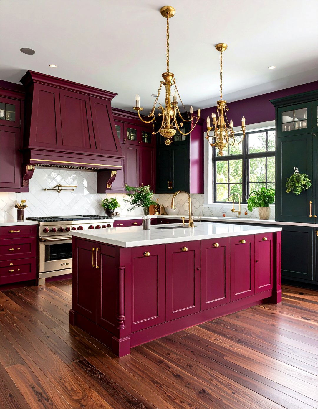 Gothic Kitchen Color Drama - 24 Gothic Kitchen Ideas