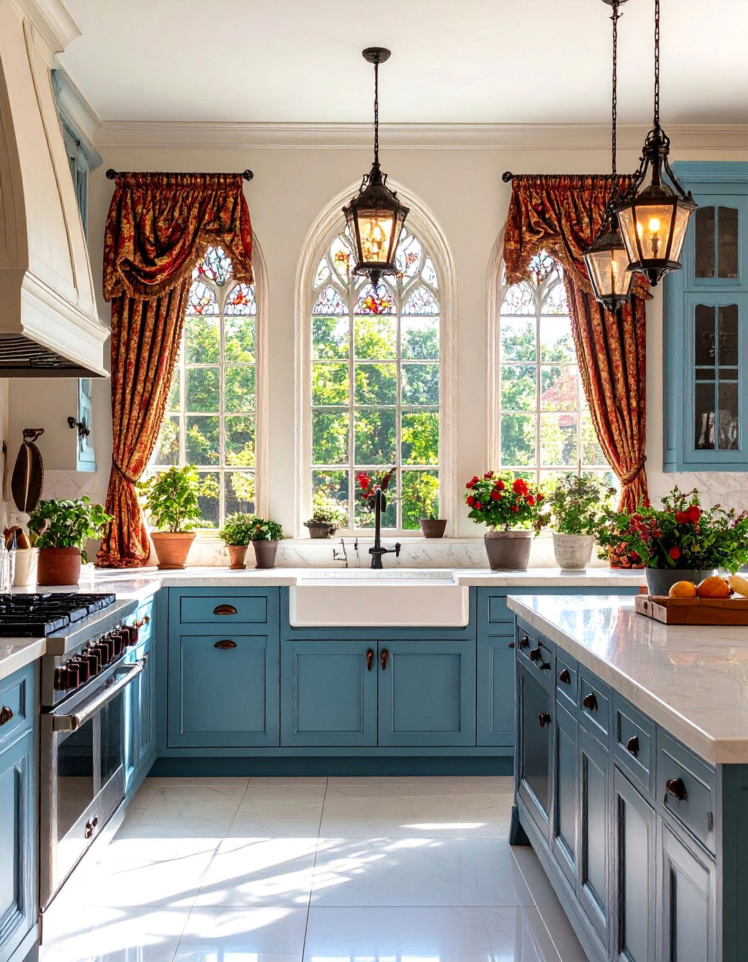 Gothic Kitchen Window Treatments - 24 Gothic Kitchen Ideas