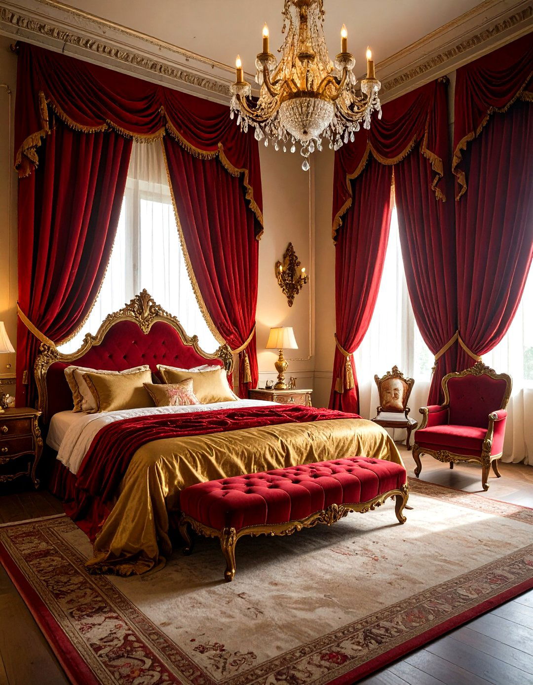 Gothic Opera House Drama - 24 Gothic Bedroom Ideas
