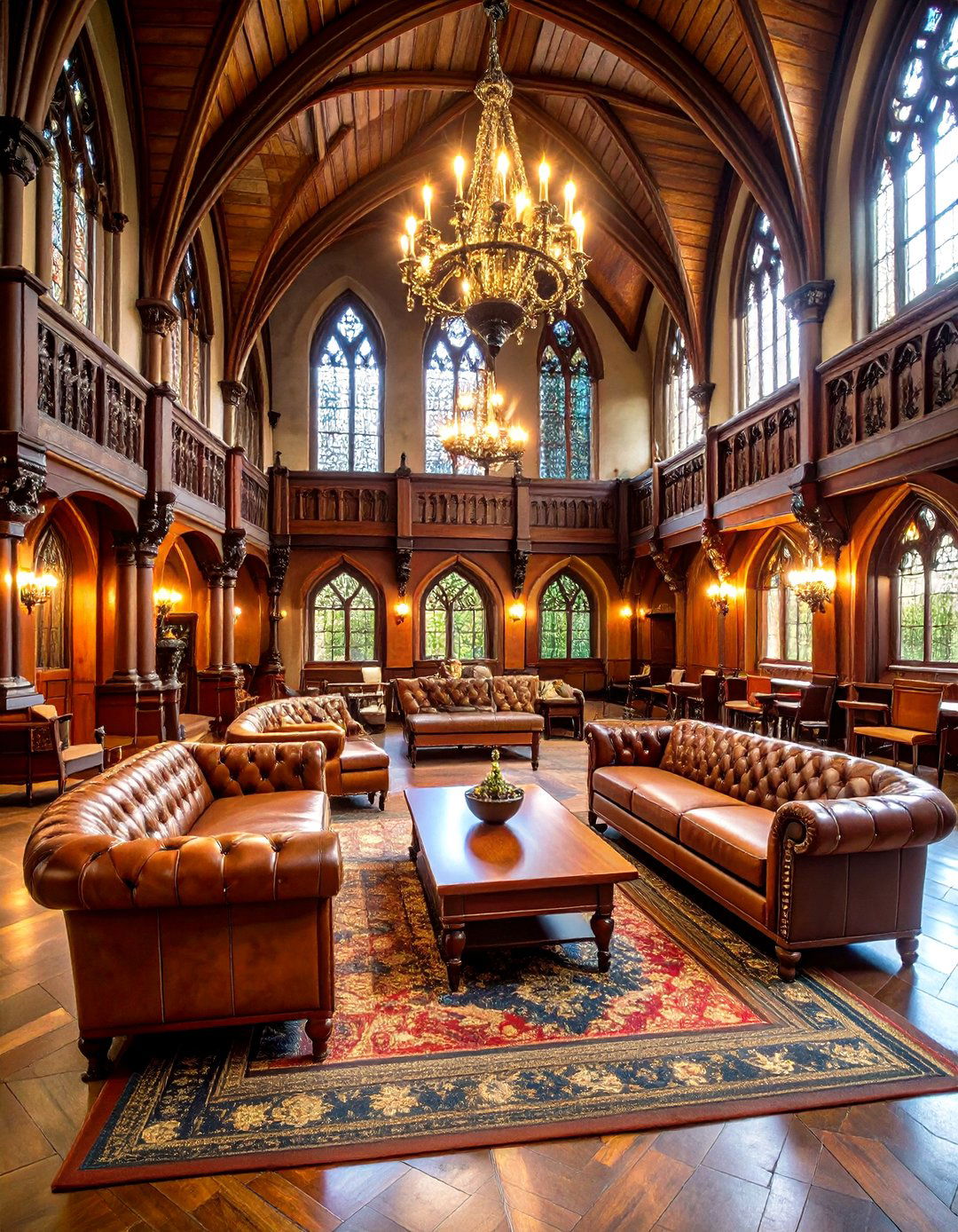 Gothic Revival Media Cathedral - 24 Small Media Room Ideas
