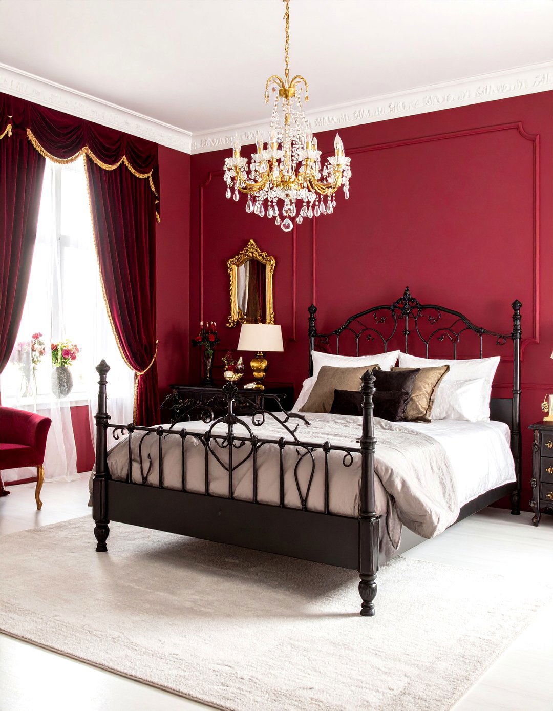 Gothic Romance Dark Bedroom - 24 Dark Bedroom Ideas