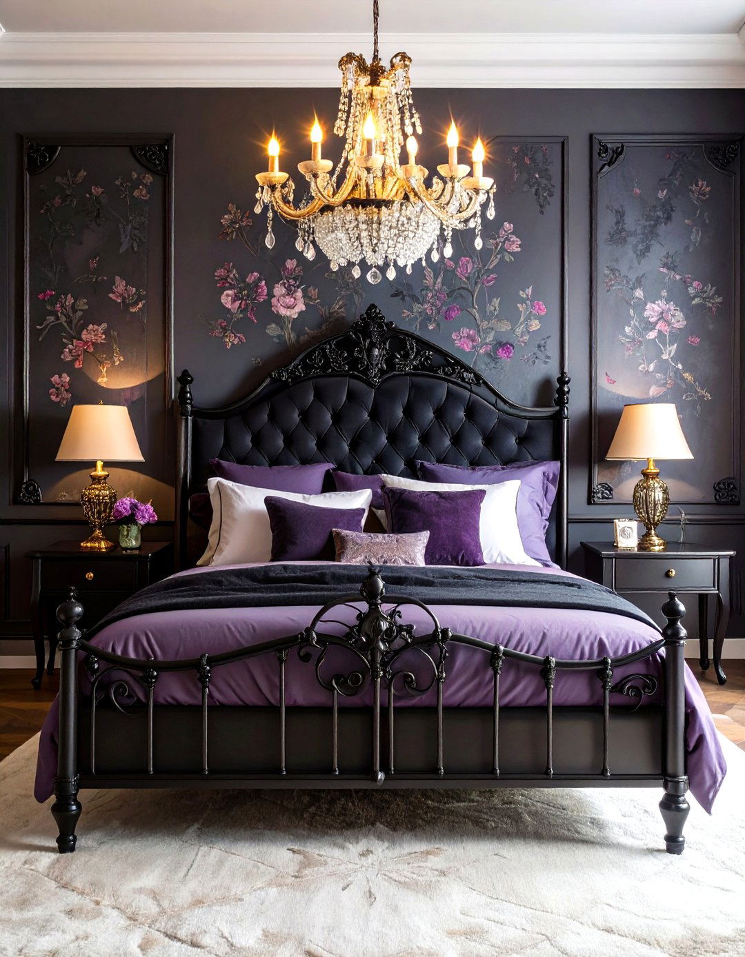 Gothic Victorian Dark Romance Bedroom - 24 Fantasy Bedroom Ideas