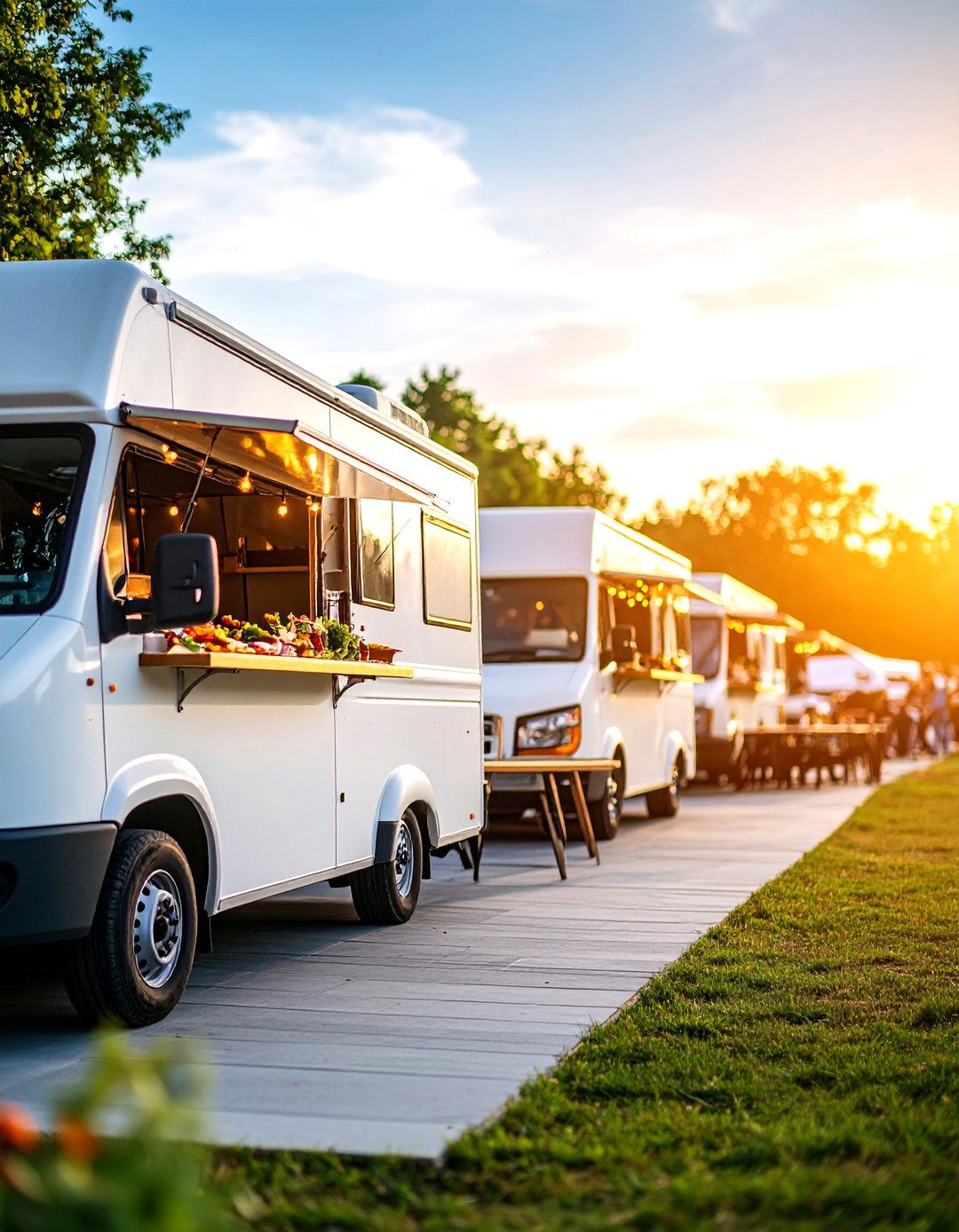 Gourmet Food Truck Rotation - 24 Wedding Buffet Ideas