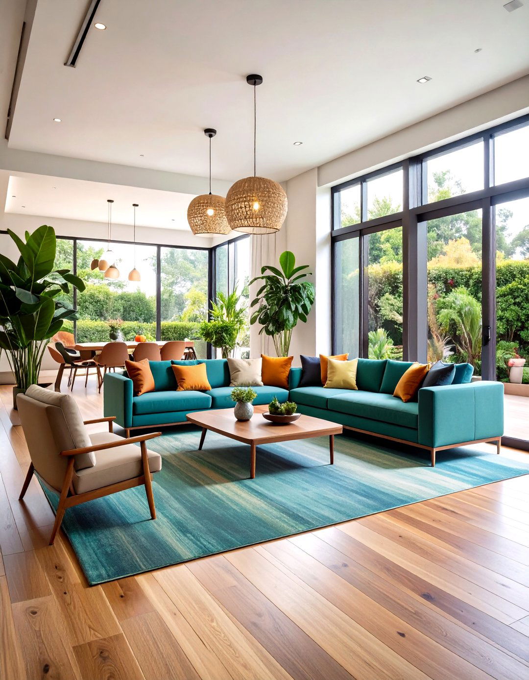 Gradient Ombre Epoxy Floors - 24 Epoxy Floor Designs