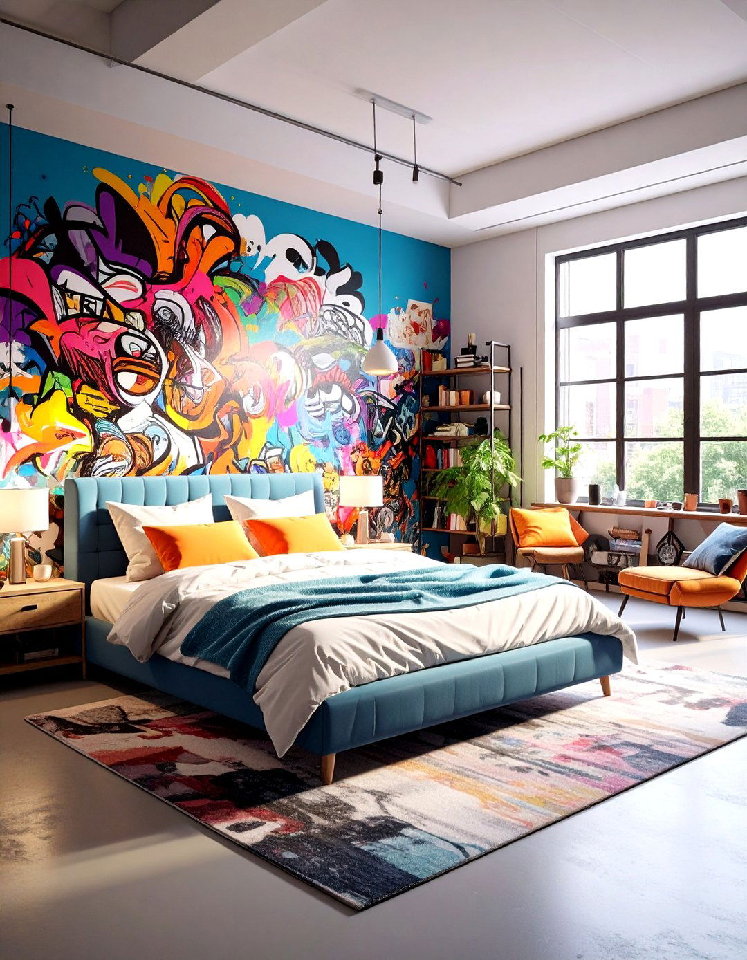 Graffiti Art Accent Wall - 24 Hypebeast Room Decor Ideas