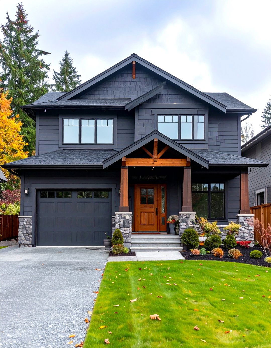 Granite Gray Siding Options - 24 House Siding Colors