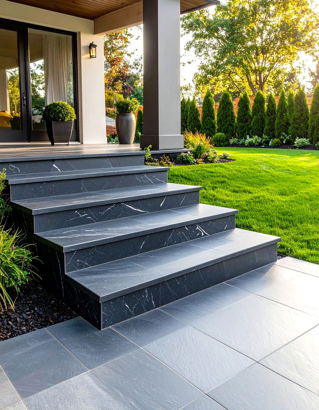 Granite Slab Patio Steps - 24 Patio Steps Ideas