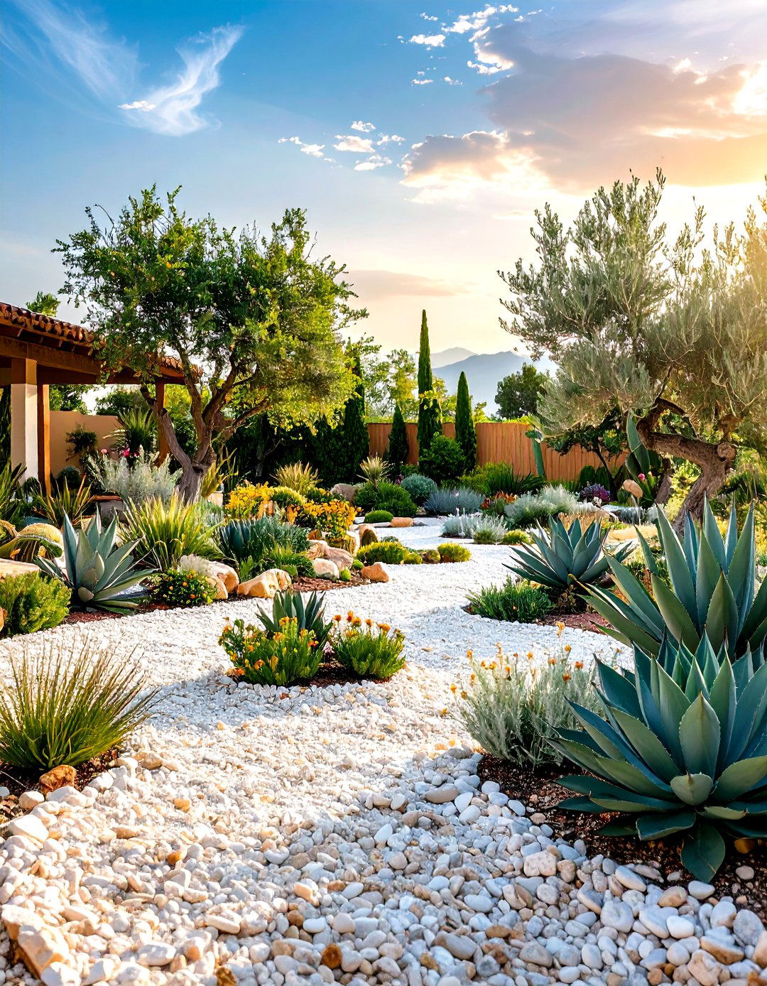 Gravel Garden Paradise - 24 Mediterranean Garden Ideas