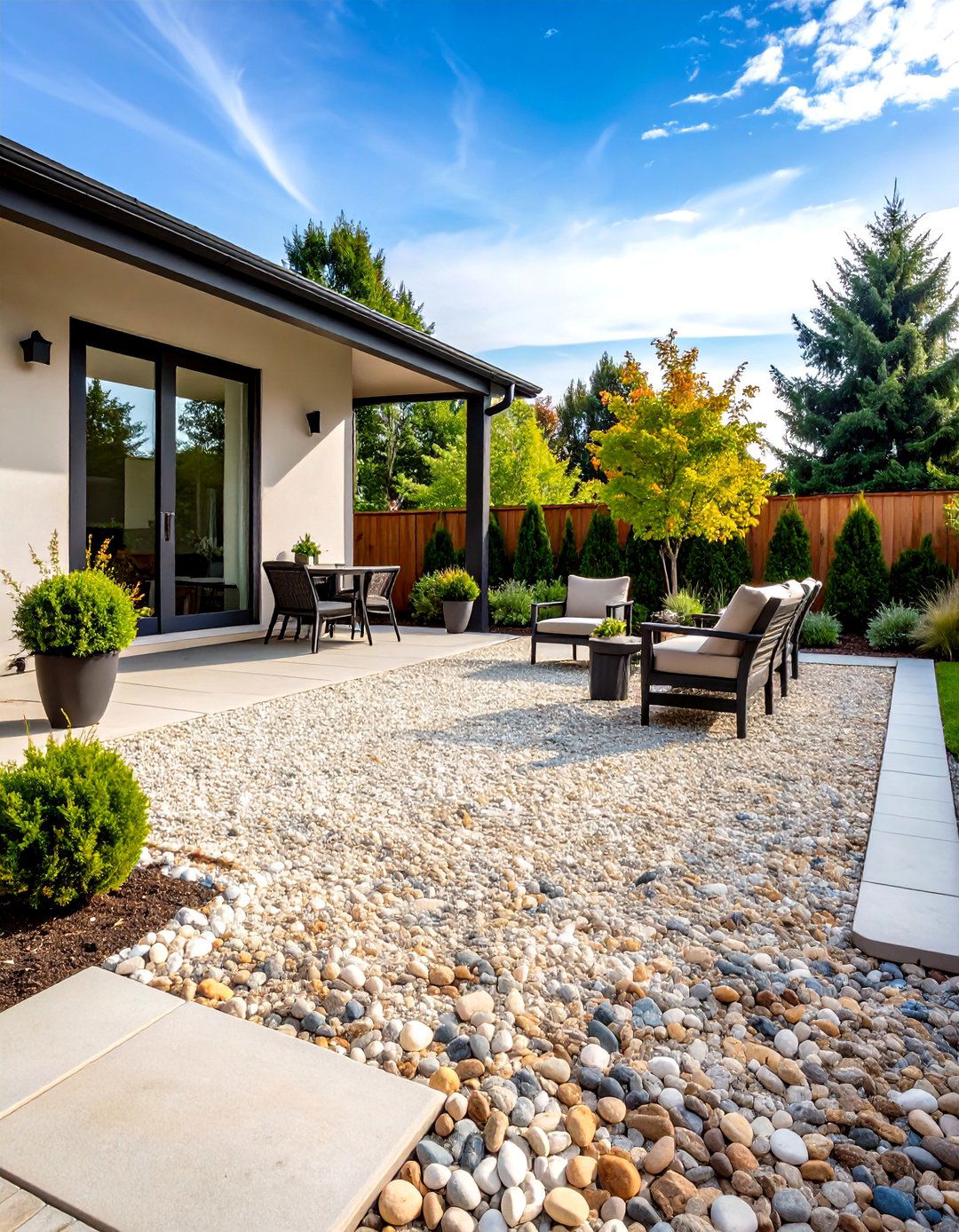 Gravel Patio Areas - 24 Patio Flooring Ideas