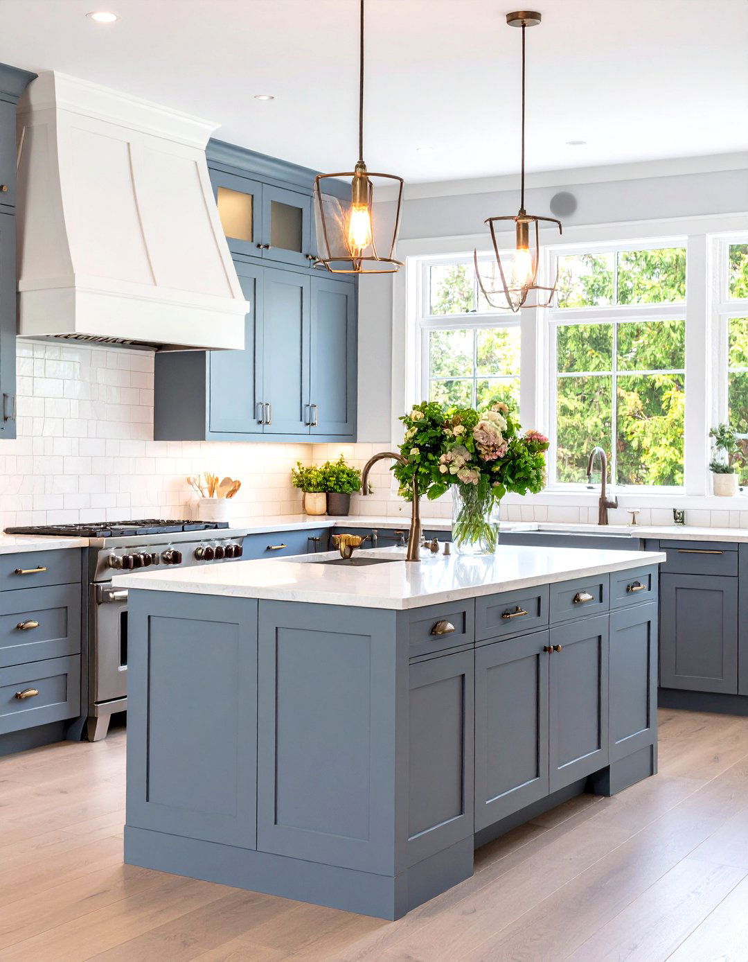 Gray and White Contemporary Elegance - 24 Two Tone Kitchen Cabinet Ideas