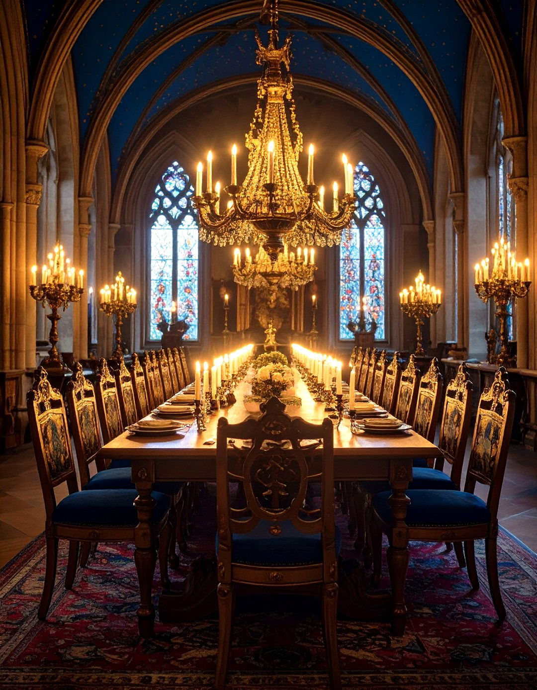 Great Hall Dining Room - 24 Harry Potter Decor Ideas
