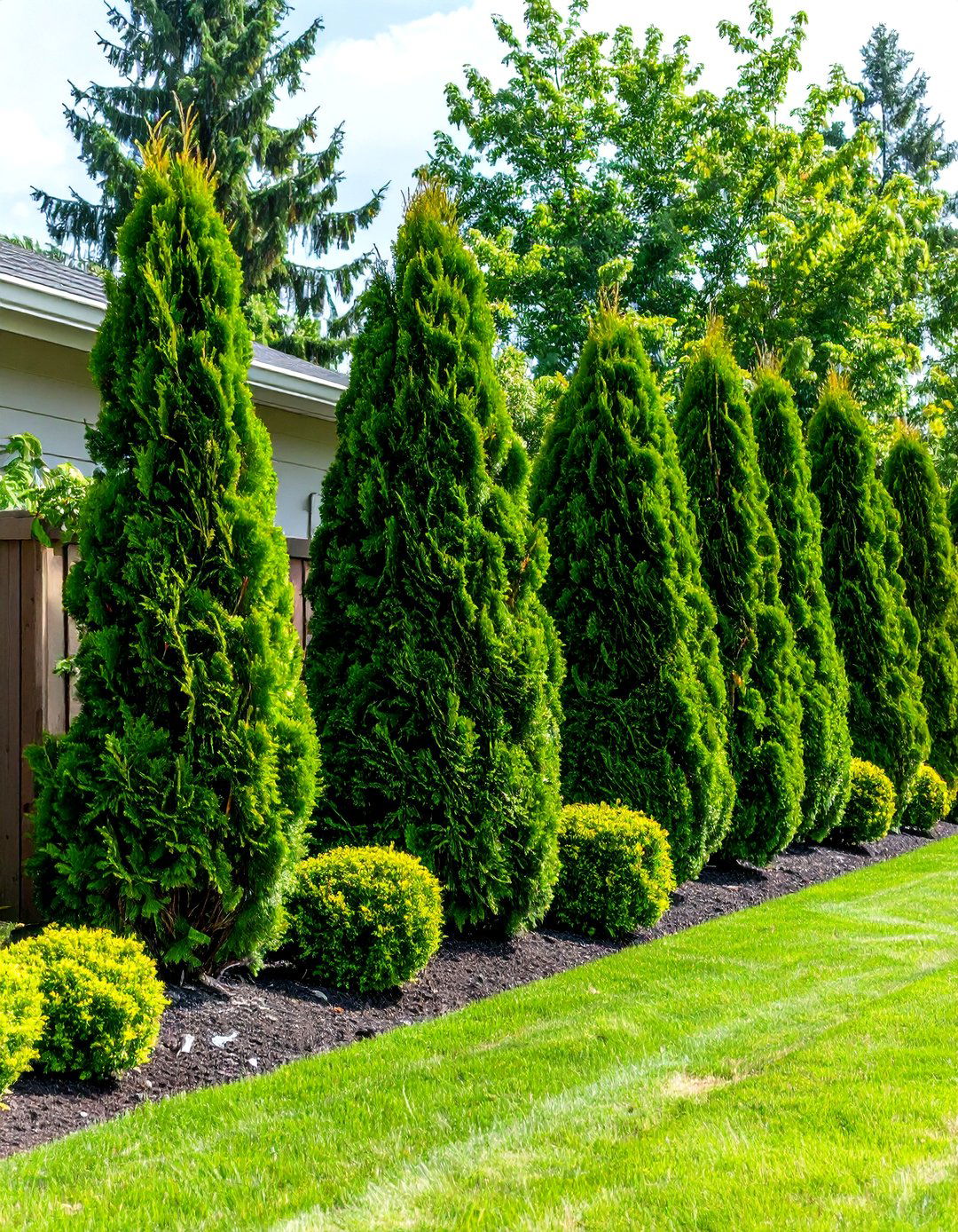 Green Giant Arborvitae - 24 Shrubs for Privacy