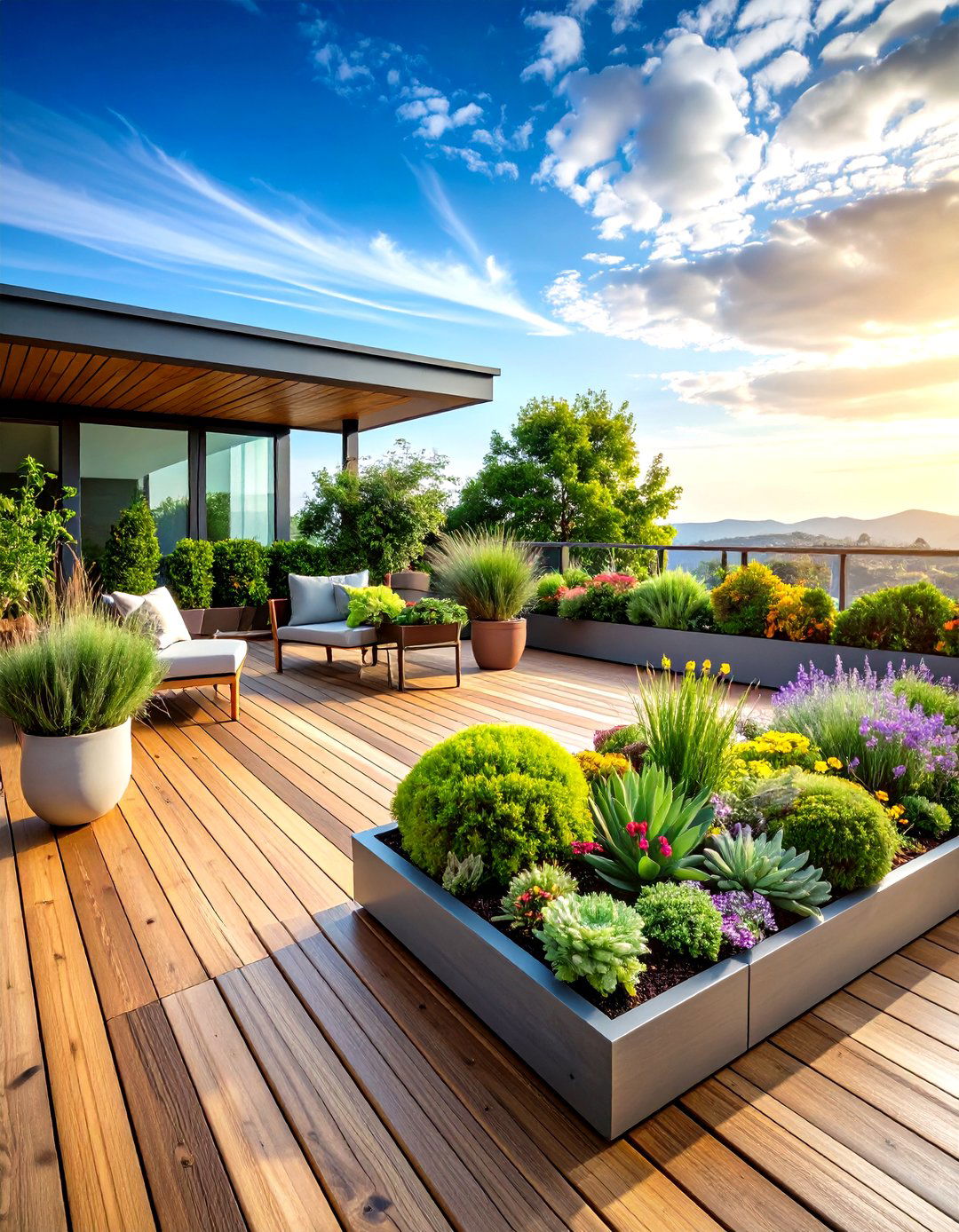Green Roof Living System - 24 Partially Covered Deck Ideas
