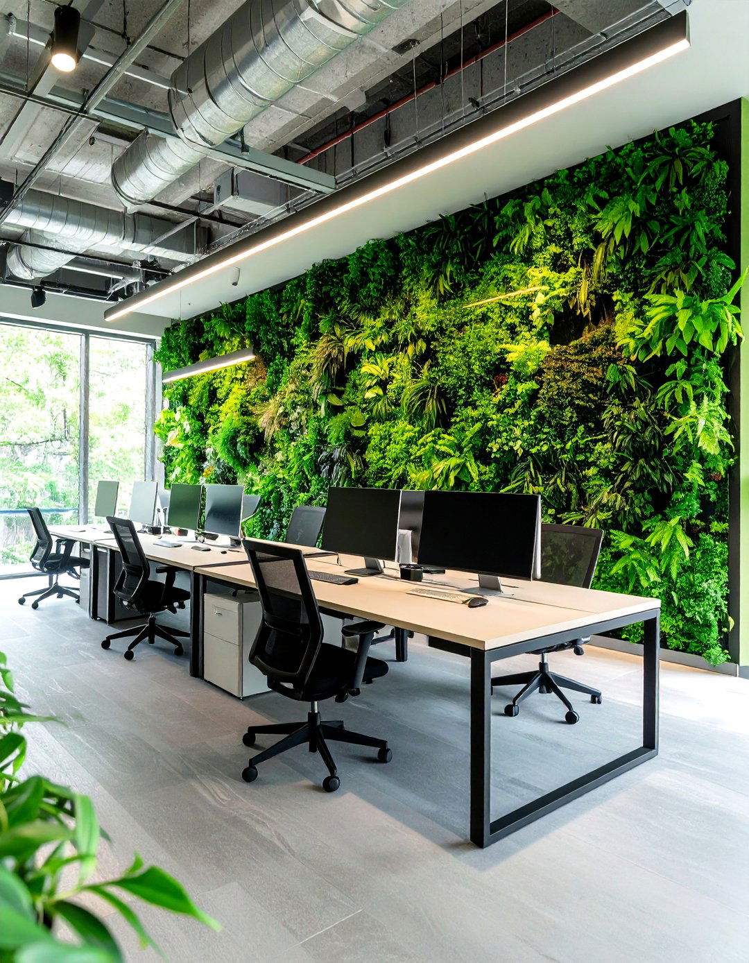Green Wall Insulation Enhancement - 24 Green Home Office Ideas