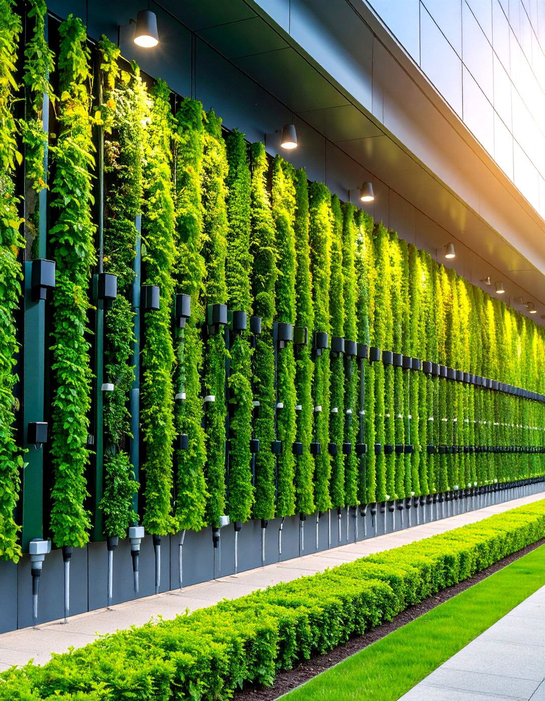 Green Wall Irrigation System - 24 Vertical Garden Ideas