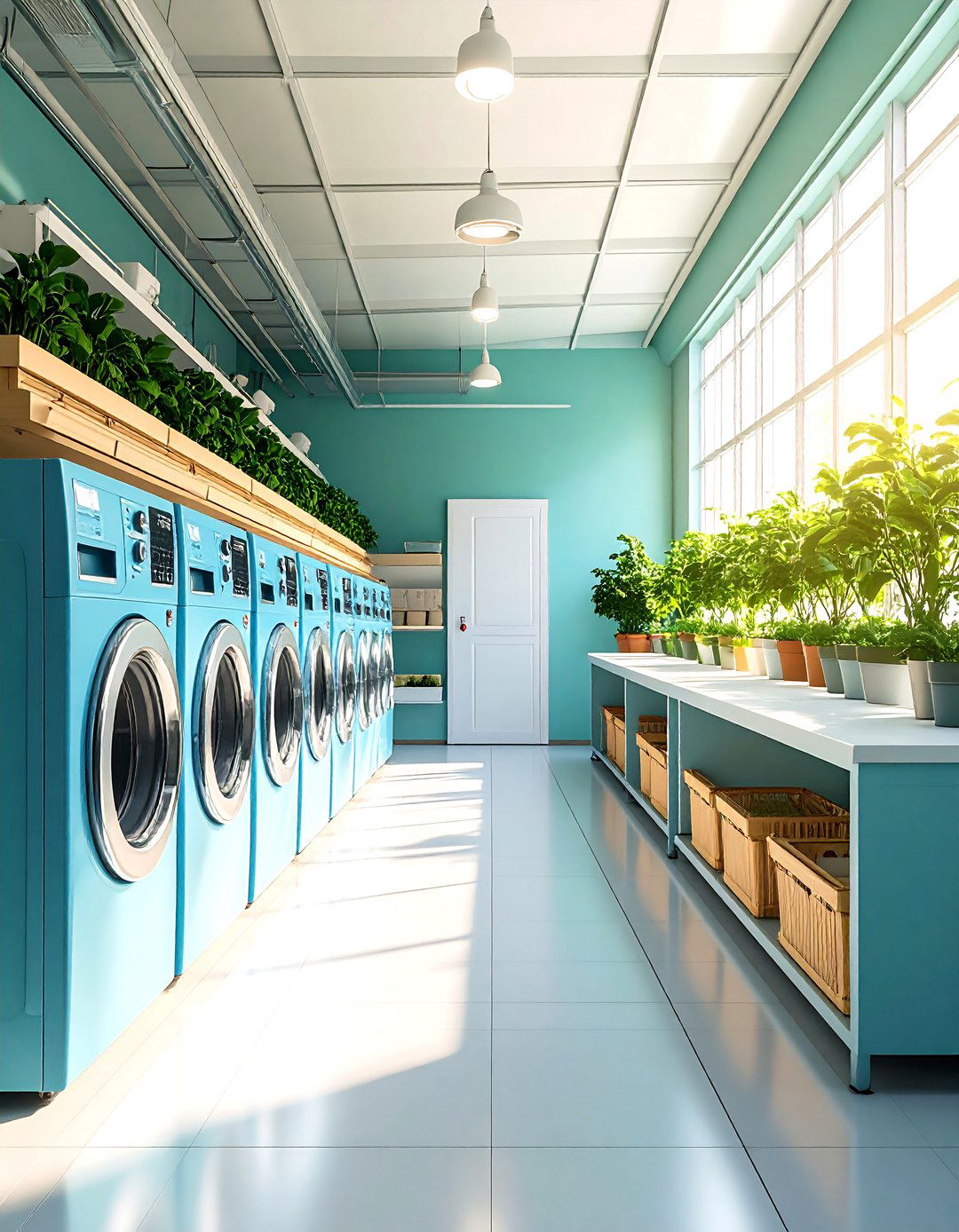 Greenhouse Combination Laundry Room - 24 Outdoor Laundry Area Design Ideas
