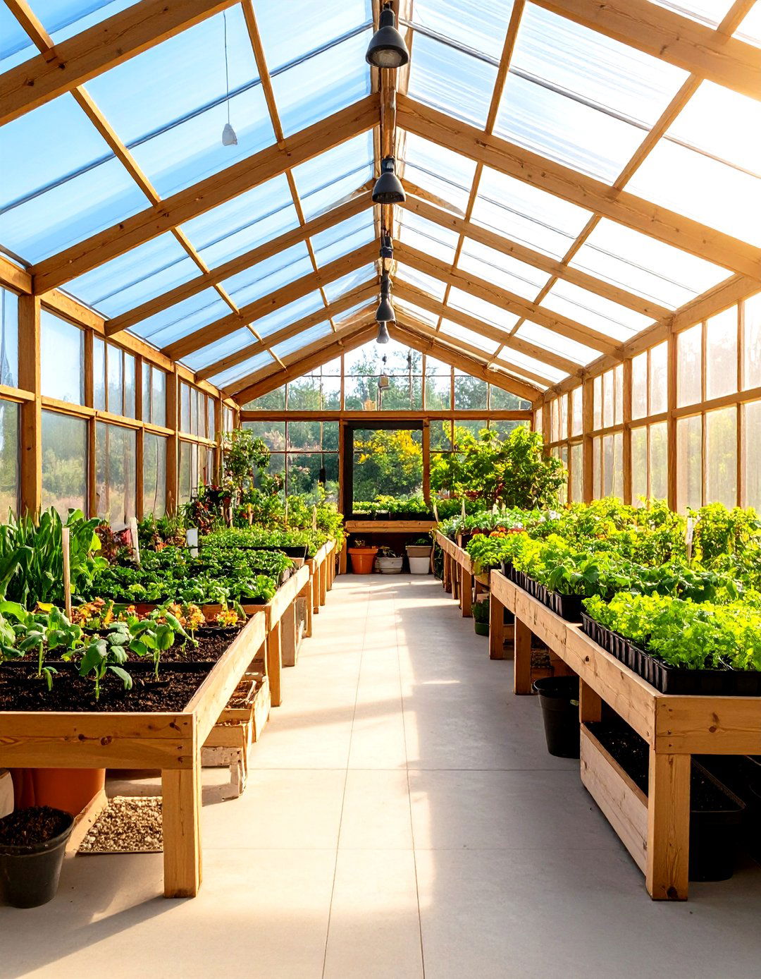 Greenhouse Garden Pole Barn Room - 24 Pole Barn Interior Ideas