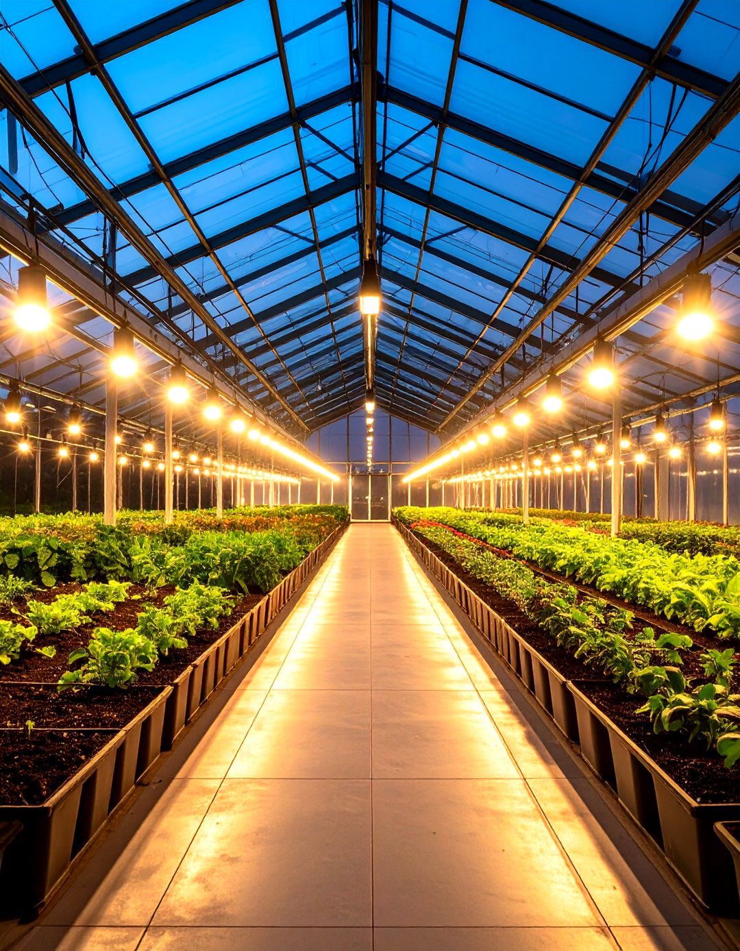 Greenhouse Lighting with Growing Season Extension - 24 Outdoor Lighting Ideas