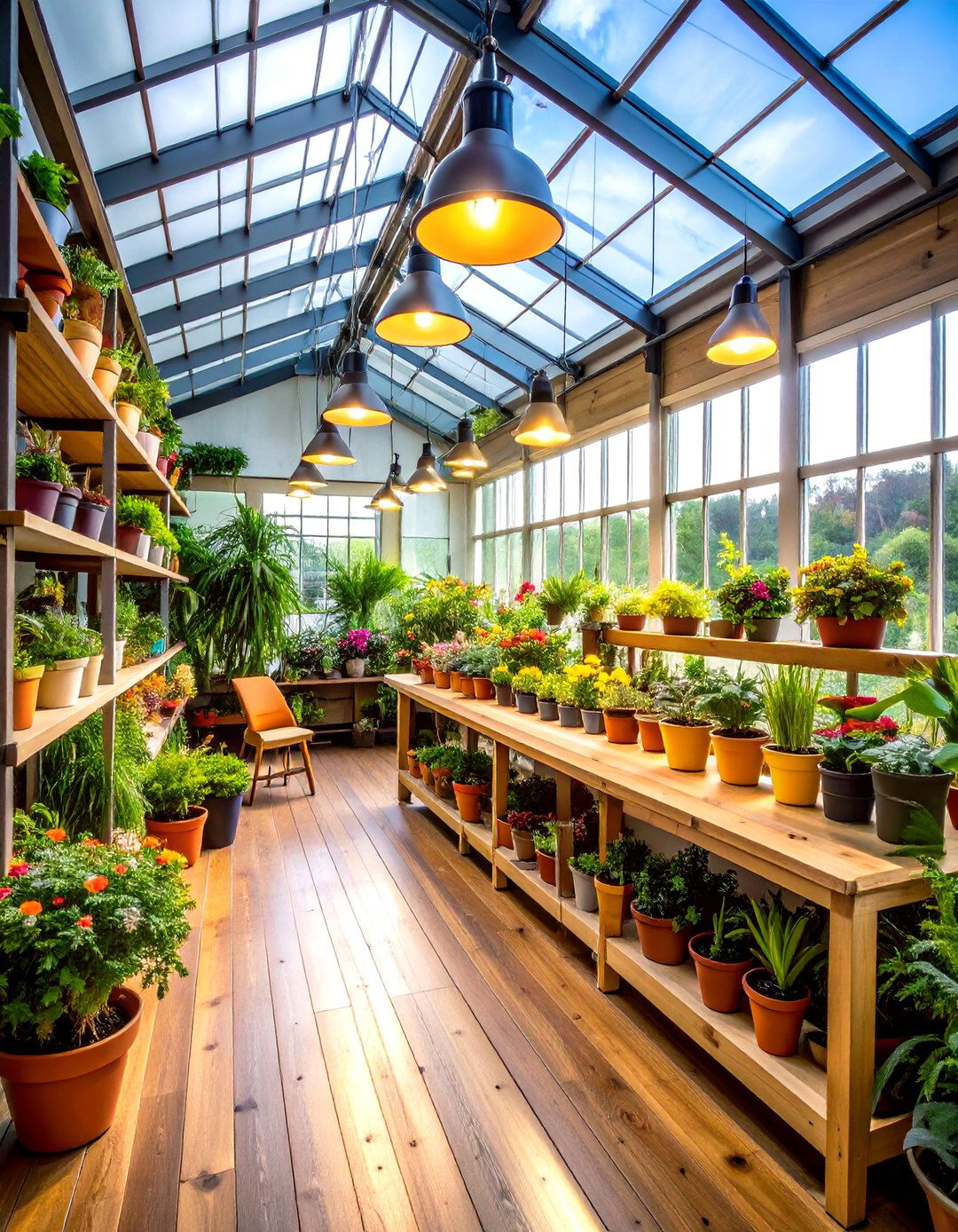 Greenhouse Plant Sanctuary - 24 She Shed Interior Ideas