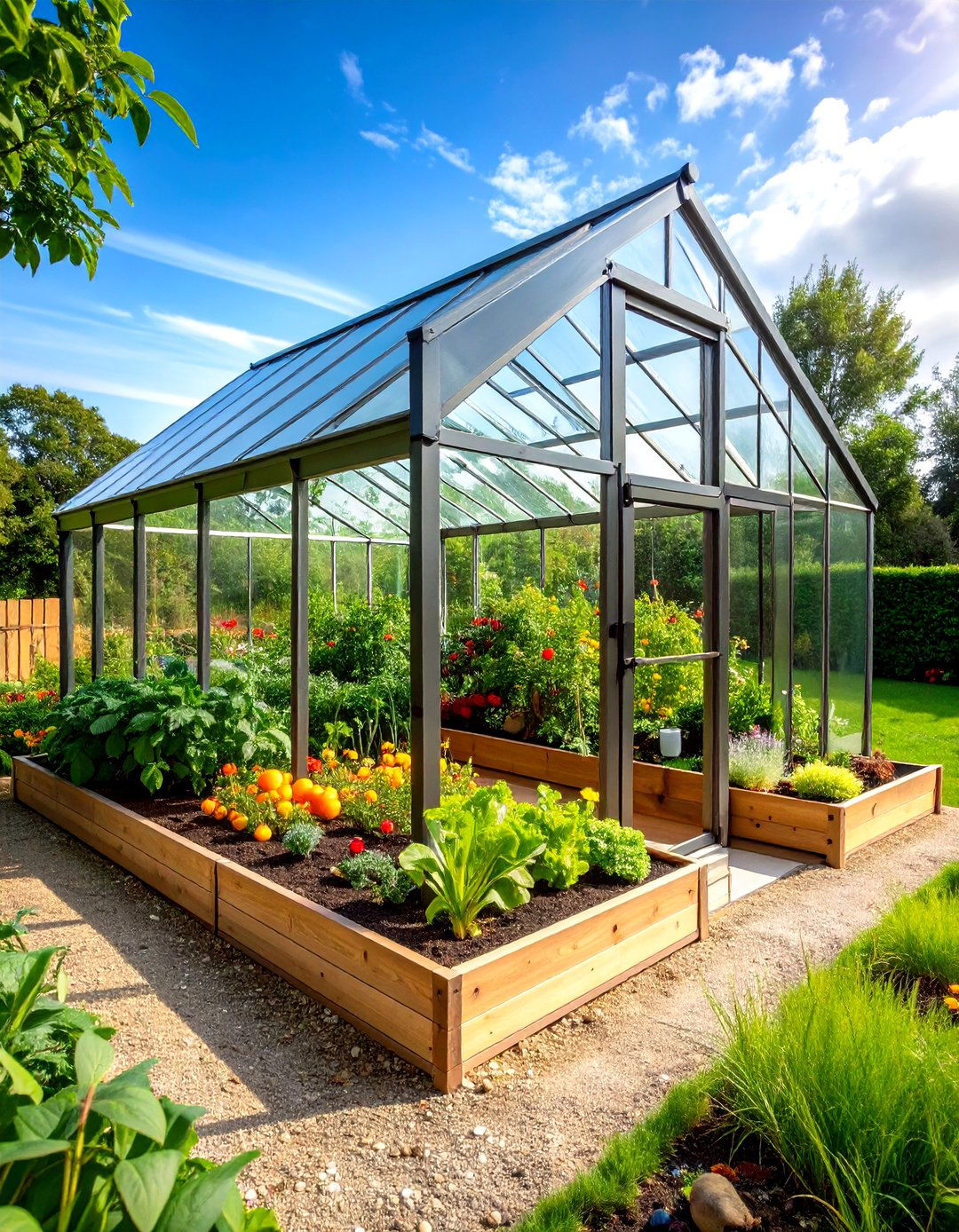 Greenhouse Season Extension Structure - 24 Vegetable Garden Ideas